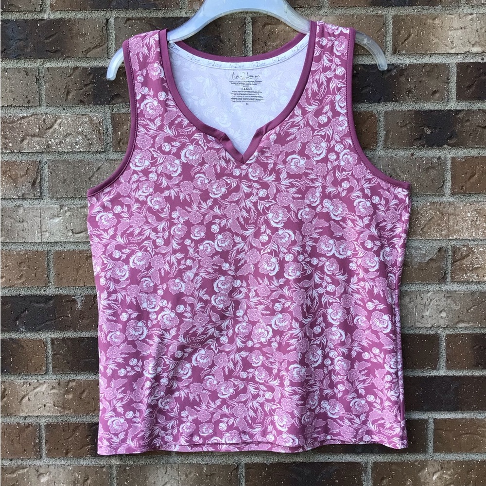 Floral Pink Sleeveless Top